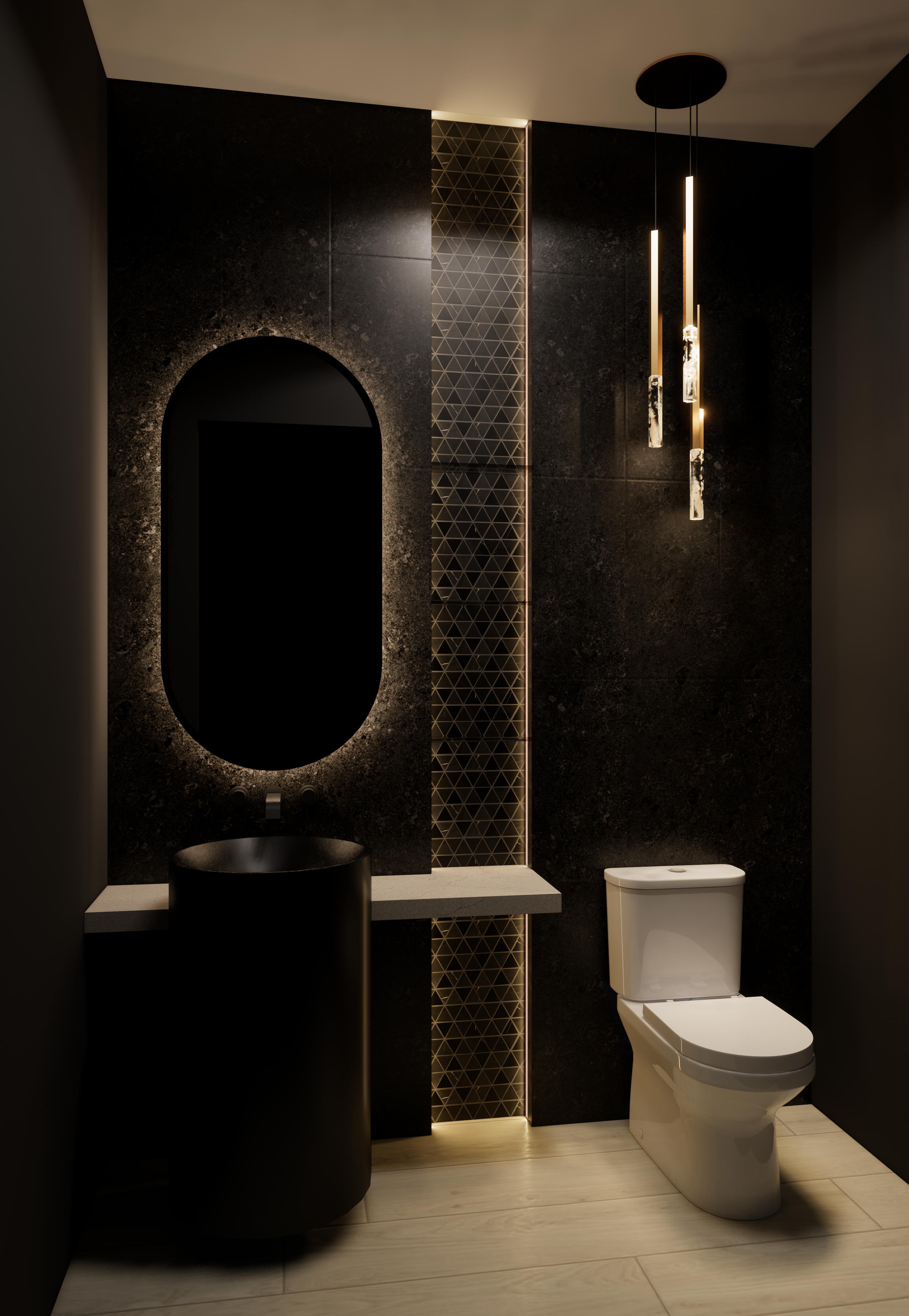 3517 Bayshore Powder Room, X