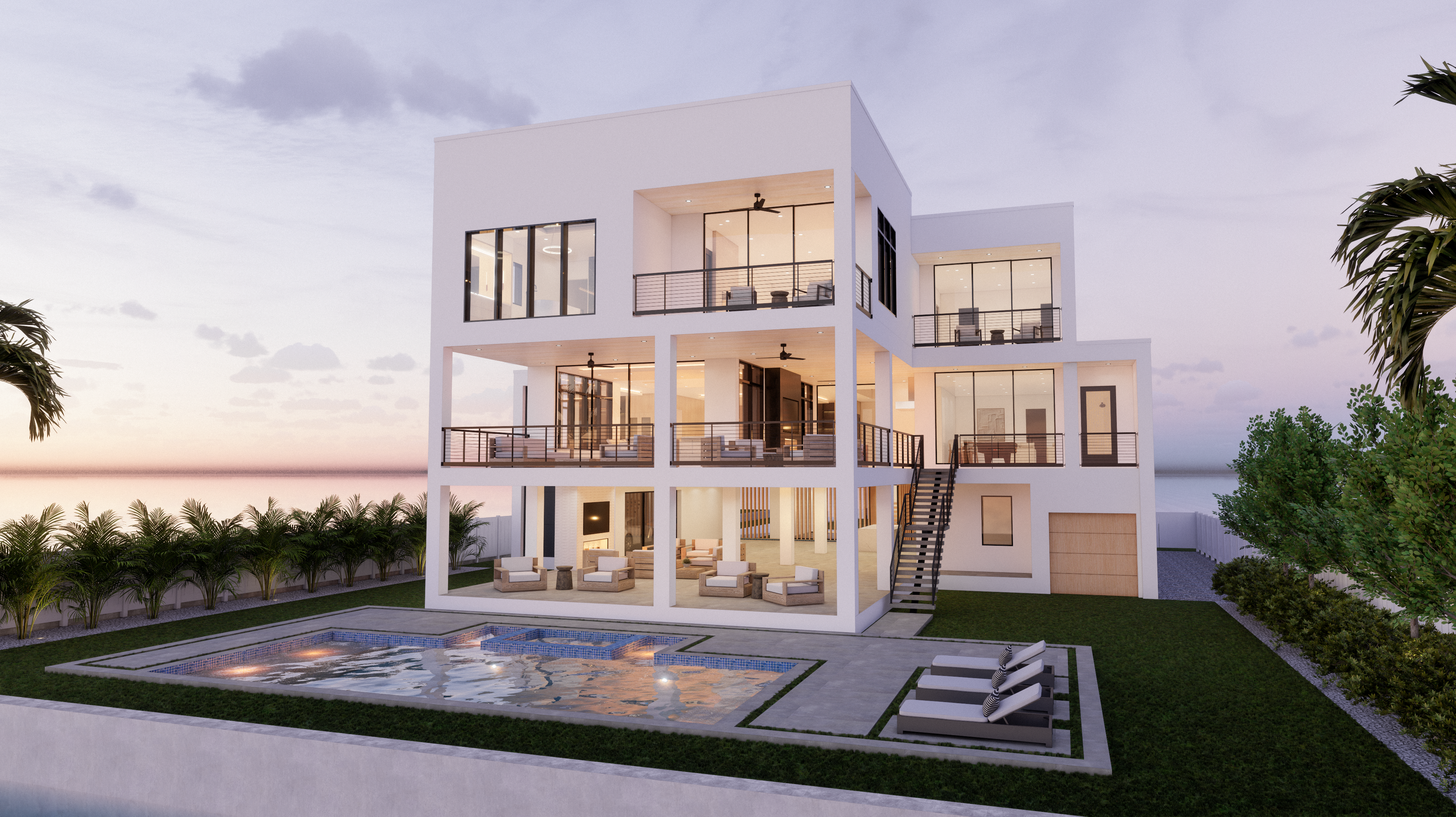 3517 Bayshore Rear Exterior, X